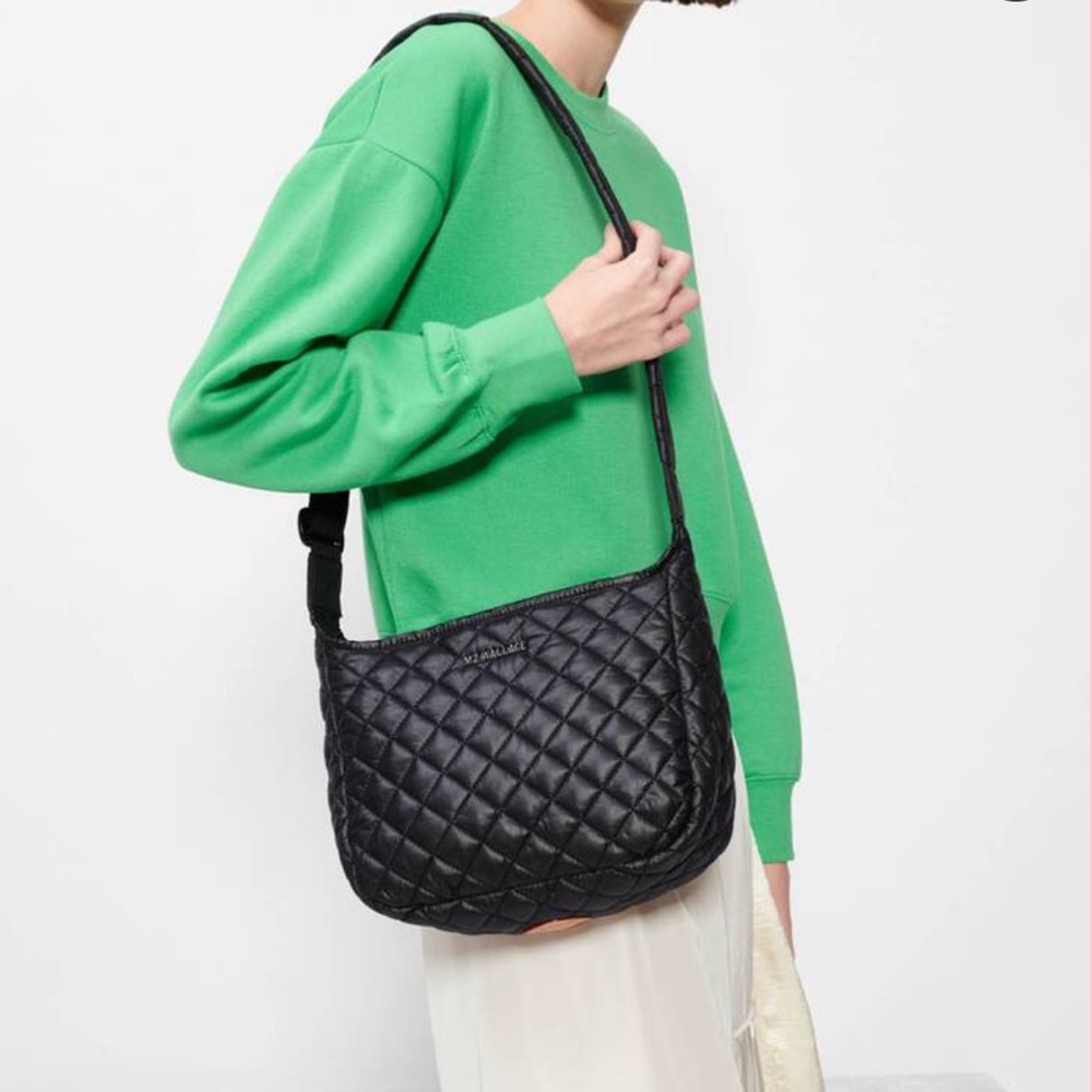 MZ Wallace Black Small Parker Deluxe shoulder crossbody